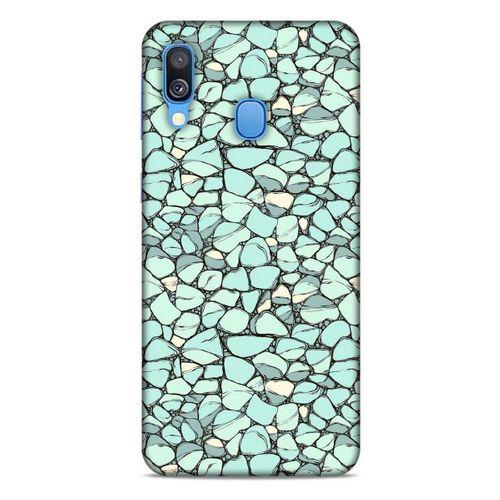 Samsung Galaxy A40 Kılıf Baskılı Özel Seri Taşlı (21) Koruyucu Kapak