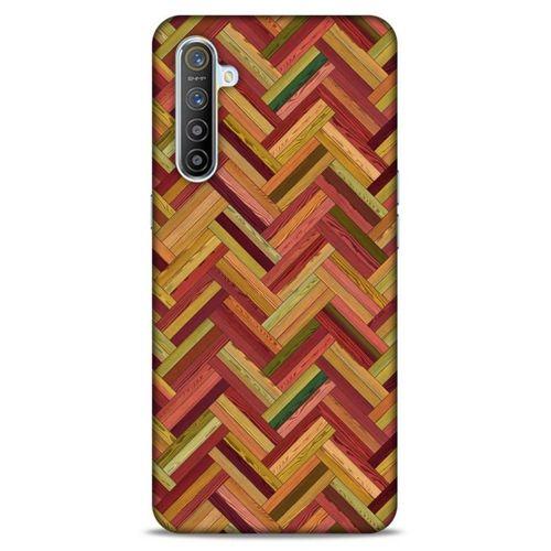 Lopard Oppo Realme XT Uyumlu Kılıf Wood'X (40) Fit Silikon Kılıf Desenli