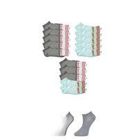 Gri Ve Beyaz Kadın Bilek Çorap 15 Çift