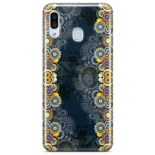 Samsung Galaxy A40 Kılıf Ayçiçkli Motifler Arka Kapak Koruma Desenli Full Koruyucu