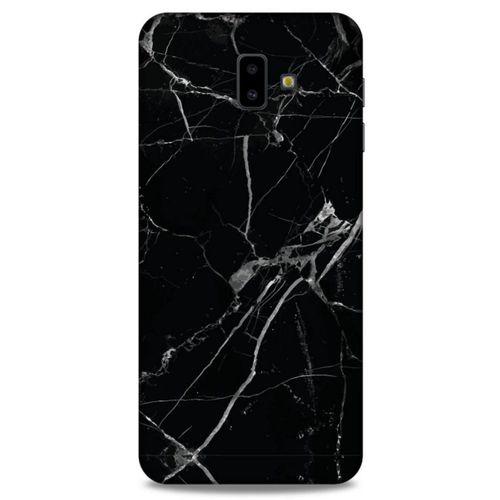 Mermer Desenli (17) Tema Tasarım Kılıf Siyah Samsung Galaxy J6 Plus Kılıf
