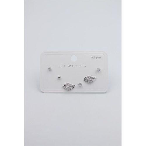 Çoklu Set Küpe - Gümüş