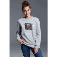 Stone Sour Baskılı Gri Kadın Sweatshirt