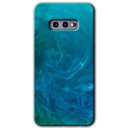 Samsung Galaxy S10e Kılıf HD Desen Baskılı Arka Kapak - Mavi Aura