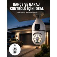 2’si 1 Arada Güvenlik Kamerası Ve Sel Işığı – Kablosuz Akıllı Kamera Yeni Nesil