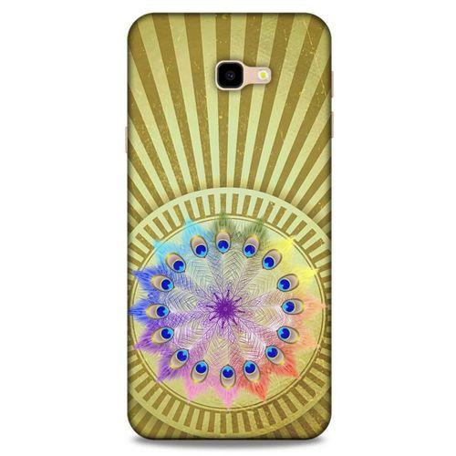 Samsung Galaxy J4 Plus Kılıf Desenli Özel Seri Tüyler (27) Tasarımlı Kılıf