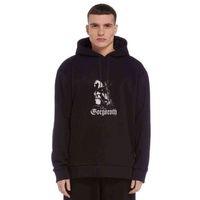 Gorgoroth Baskılı Siyah Erkek Kapşonlu Sweatshirt