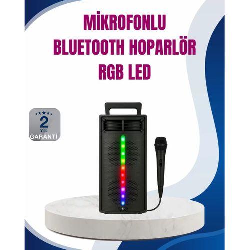 Kablosuz Rgb Işıklı Bluetooth Hoparlör | Ev, Parti Ve Açık Hava Kullanımı