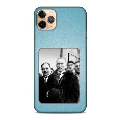 Apple Iphone 11 Pro Kılıf Atatürk (34) Slim Armor Kılıf Açık Mavi