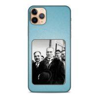 Apple Iphone 11 Pro Kılıf Atatürk (34) Slim Armor Kılıf Açık Mavi