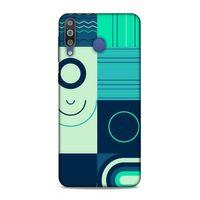 Samsung Galaxy M30 Uyumlu Kılıf Insomnia (10) Full Koruma Kılıfı Yeşil Lacivert
