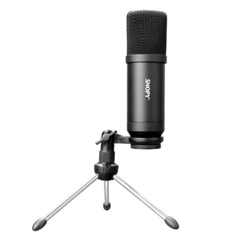 SNOPY SN-04P, Siyah, Çok Amaçlı, Profesyonel, USB, Masaüstü, Mikrofon Kit