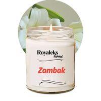 Doğal Özel Seri Kokulu Dekoratif Kavanoz Mum 210 cc - Zambak Esansı - RYL