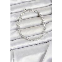 Kare Zirkon Taşlı Gümüş Renk Pirinç Su Yolu Kadın Bileklik