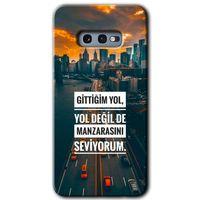 Samsung Galaxy S10e Kılıf Baskılı Kapak - Manzara Seviyorum + 5D Tam Kaplayan Cam