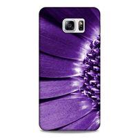 Samsung Galaxy Note 5 Uyumlu Kılıf Mor Delisi (36) Glitter Kılıf Çiçek