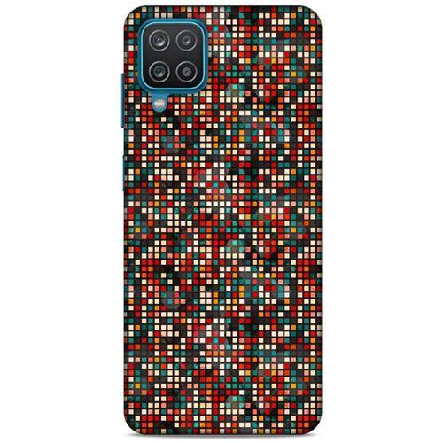 Lopard Samsung Galaxy A12 Uyumlu Kılıf Geometrix (81) TPU Kılıf