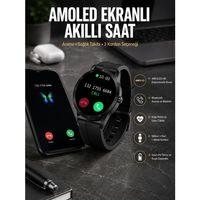 Akıllı Saat Amoled Ekran 3 Kordonlu Nfc Ve Gps Uyumlu