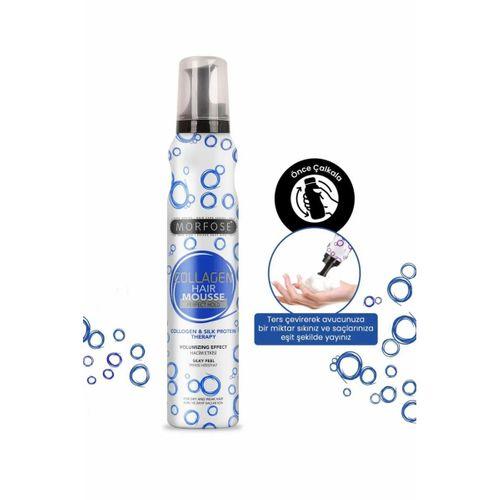 Kolajen Saç Köpük 200 ML - Besleyici Parlak Görünüm - mrfs