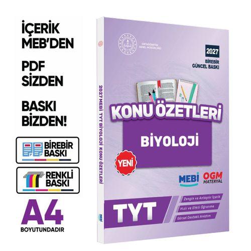 2027 YKS-TYT MEBİ-OGM Pratik Konu Özet Kitap SETİ RENKLİ A4 Boyut Görsel Destekli BASKI ÜCRETİ