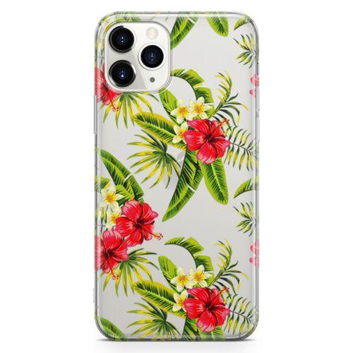 Apple iPhone 11 Pro Max Kılıf Bodrum Çiçekleri Arka Kapak Koruma Desenli Full Koruyucu
