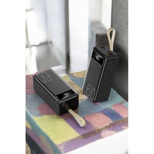 Powerbank 60.000 Mah 4 Portlu Uzun Şarj Süreli Dijital Göstergeli