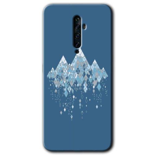 Oppo Reno 2z Kılıf HD Baskılı Desen + Hayalet Cam Yandan Görünmez