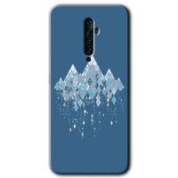 Oppo Reno 2z Kılıf HD Baskılı Desen + Hayalet Cam Yandan Görünmez
