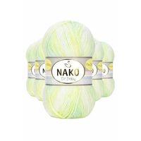 5 Adet Mini Batik Bebe El Örgü İpi Sarı Yeşil 32424