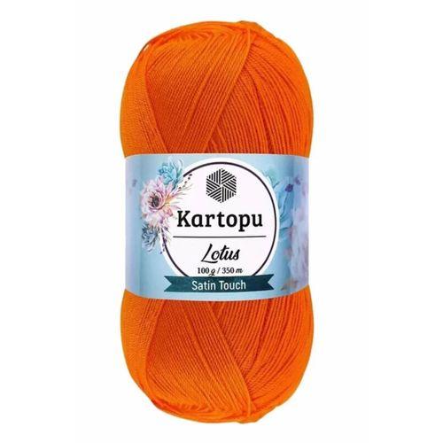 1 Adet Lotus Bikini Büstiyer Bluz Örgü İpi  K273 Turuncu - mudanis