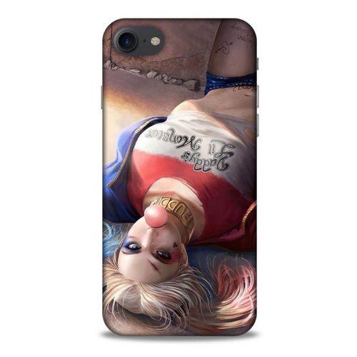 Apple Iphone 7 Uyumlu Kılıf Harley Quinn (2) Kabı Kahve