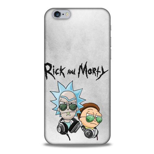 Apple Iphone 6S Uyumlu Kılıf Rick And Morty (4) Koruma Kılıfı Eye Patch Morty