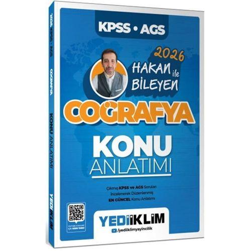 2026 KPSS AGS Coğrafya Konu Anlatımı Yediiklim Yayınları