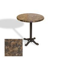 Dockers Çipa Döküm Ayak Yuvarlak Masa Çap 90cm - (Werzalit, Wermodin ve Allzalit Tabla) - Karacabey Mermer