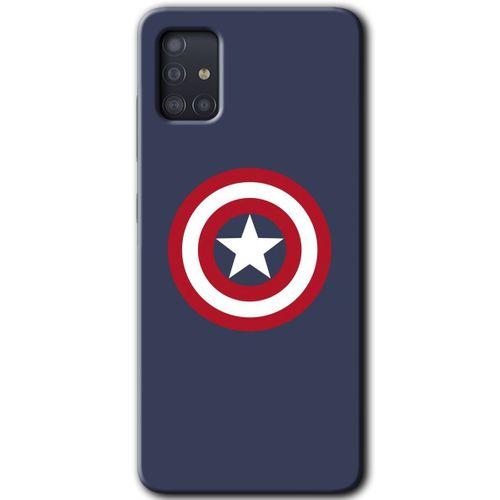 Samsung Galaxy A51 Kılıf Baskılı Kapak - Captain! + 5D Tam Kaplayan Cam