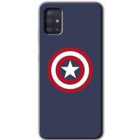 Samsung Galaxy A51 Kılıf Baskılı Kapak - Captain! + 5D Tam Kaplayan Cam