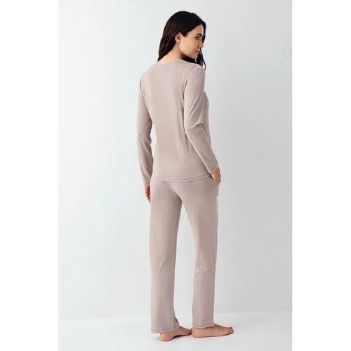 Pierre Cardin 9116-s Kadın Önü Düğmeli  Pijama Takımı