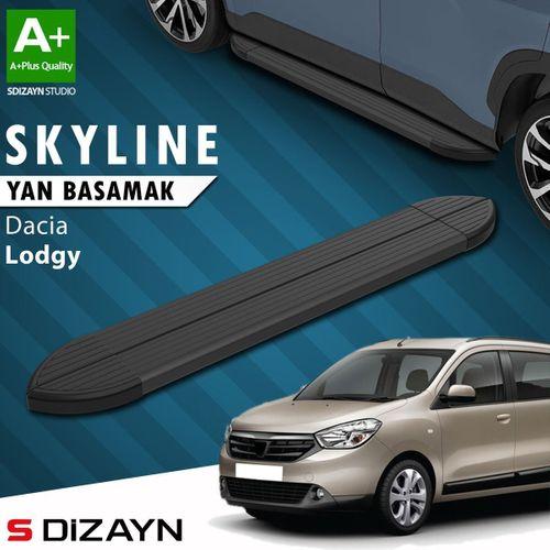 S-Dizayn Dacia Lodgy Skyline Siyah Yan Basamak 203 Cm 2012 Üzeri A+ Kalite