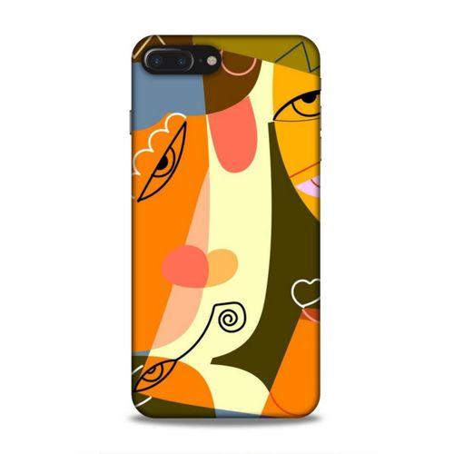 Apple Iphone 8 Plus Uyumlu Kılıf Face'X 48 Bumper Kılıf Karakalem