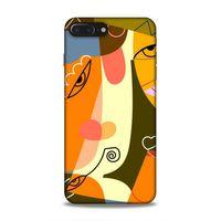 Apple Iphone 8 Plus Uyumlu Kılıf Face'X 48 Bumper Kılıf Karakalem