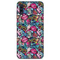 Retro (1) Desen Kılıfı Renkli Samsung Galaxy A70s Kılıf