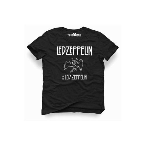Tshirthane Led-zeppelin angel black Tişört Erkek Tshirt