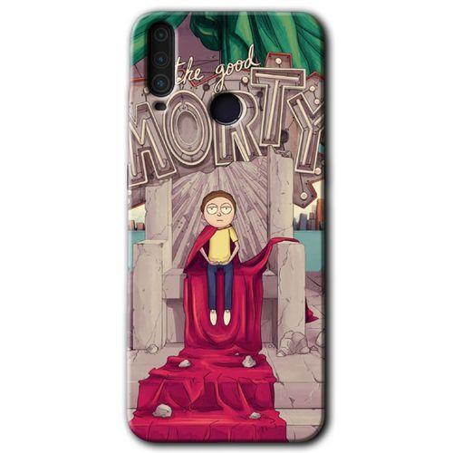 MRCİLETİSİM General Mobile GM 10 Kılıf HD Desen Baskılı Arka Kapak + Temperli Cam - Morty