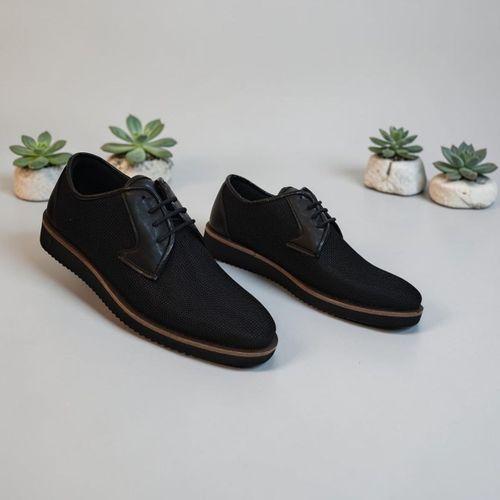 Conteyner 232 Siyah lazer işleme Günlük Erkek Casual Ayakkabı