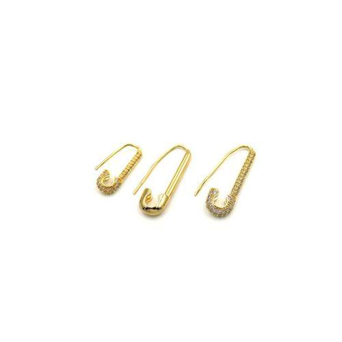 3'lü Filkete Küpe - Altın