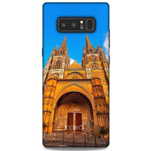 Samsung Galaxy Note 8 Kılıf Dünya Mimarisi (15) Antişok Kılıf Santa Maria Fransa