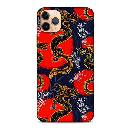 Apple Iphone 11 Pro Kılıf Dragons (30) Silicone Case Ejderha Cizimi