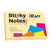 RAFF PASTEL SARI YAPIŞKANLI NOT KAĞIDI ( 75 mm x 50 mm)