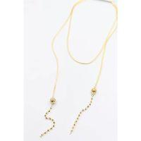 Zincir Sallantılı Kolye - Altın