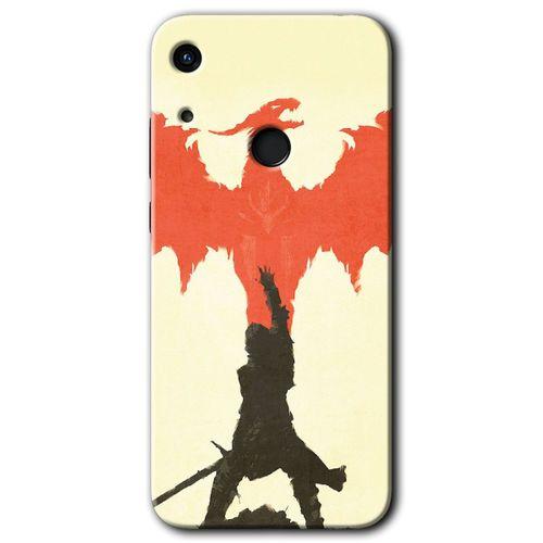 Honor 8A Kılıf HD Desen Baskılı Arka Kapak - Dragon Hunter 1